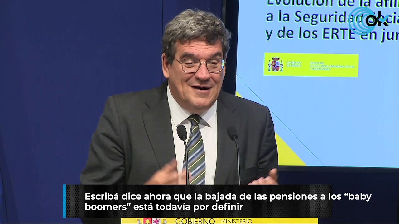 Escrivá dice ahora que la bajada de las pensiones a los ‘baby boomers’ está todavía por definir