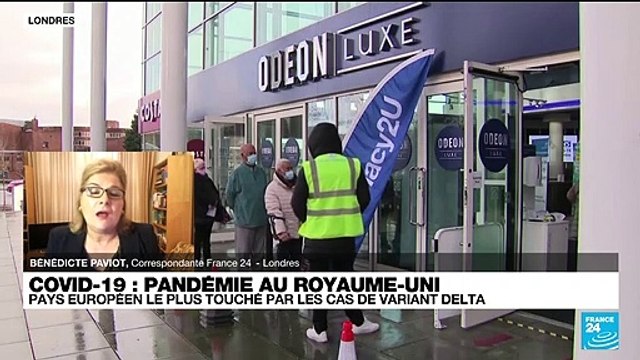 Pandémie de Covid-19 au Royaume-Uni : pays européen le plus touché par les cas de variant Delta