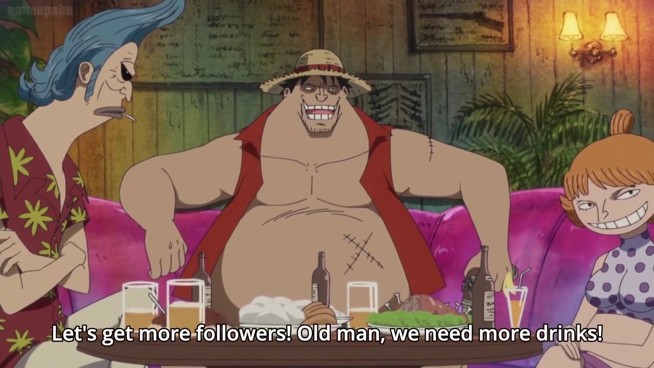 Luffy Confronts Fake Luffy, The Straw Hat Pirates returned after two