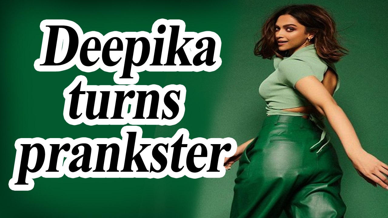 Deepika Padukone pranks her hairstylist
