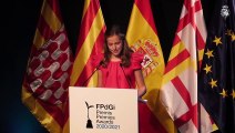 El discurso de Leonor en los Premios Princesa de Girona. GTRES