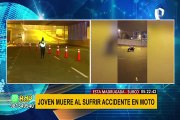 Joven que iba en una moto muere en accidente en la Panamericana Sur
