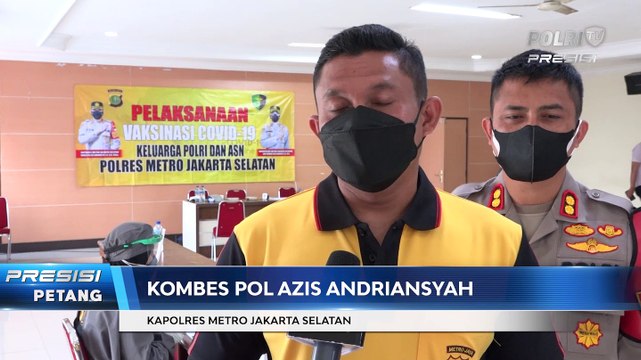 Polres Metro Jakarta Selatan Gelar Vaksinasi Untuk Anak