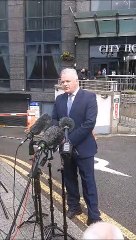 Solicitor Des Doherty speaking after  family of Daniel Hegarty told prosecution will not proceed