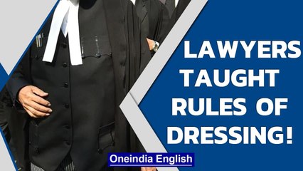 Advocate in vest, face pack, driving scooter...| Allahabd HC schools sloppy lawyers | Oneindia News