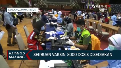 Serbuan Vaksinasi bagi 8000 Warga Malang