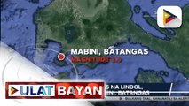 Magnitude 3.5 na lindol, tumama sa Mabini, Batangas; Garchitorena, Camarines Sur, niyanig ng magnitude 4 na lindol kaninang umaga