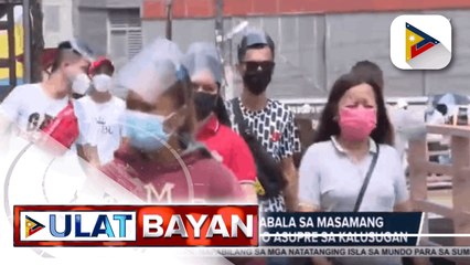 Health experts, nagbabala sa masamang epekto ng sulfur dioxide o asupre sa kalusugan; Mga residente, pinayuhang magsuot ng N95 mask o dobleng surgical mask; DOH, pinag-iingat ang publiko sa ashfall na mas matagal mawala sa hangin