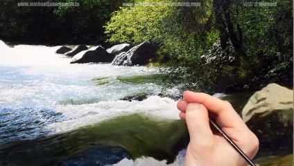 Painting This Rushing River | Time Lapse | Filmism World |