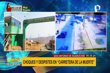 “Carretera de la muerte” en San Antonio de Huarochirí: piden solucionar ola de accidentes
