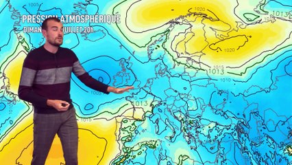 Bulletin météo pour le lundi 5 juillet 2021
