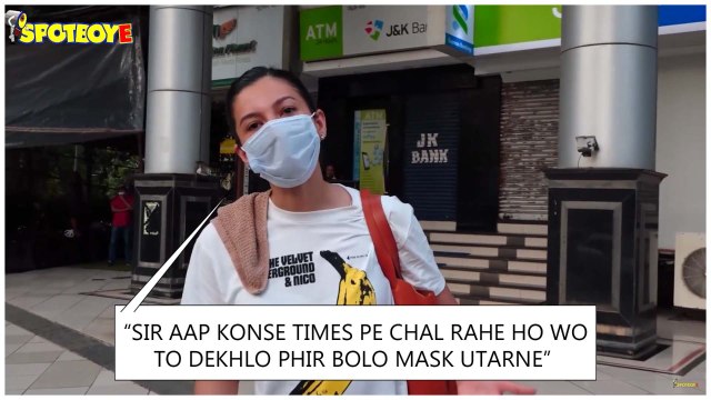 Gauahar Khan Schools Paps For Asking Her To Remove Her Mask: Sir Aap Konse Times Pe Chal Rahe Ho