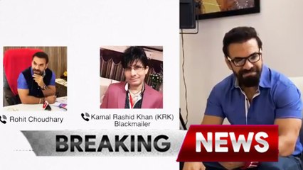Rohit Choudhary Leaks KRK's Call Recording Of Blackmailing For Film Reviews