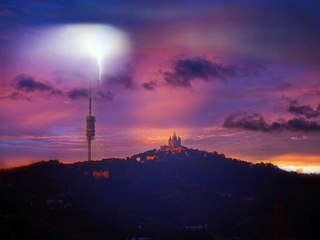 Rayos sobre Collserola