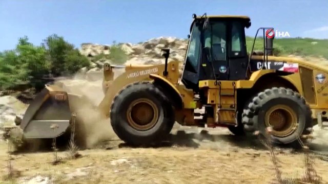 Tunceli'de korkutan yangın: Alevler ormanlık alana sıçramadan kontrol altına alındı