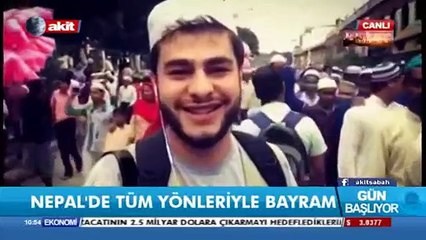 Akit TV Muhabiri Bilal Gündoğdu Nepal'den bildiriyor..