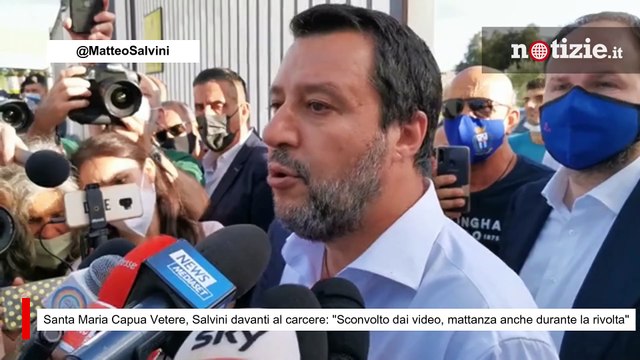 Santa Maria Capua Vetere, Salvini al carcere: Sconvolto da video, mattanza anche con la rivolta