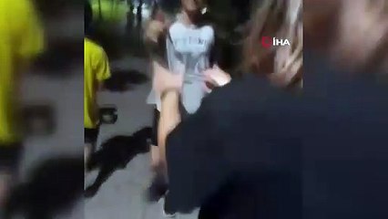 Kızların tekme tokat kavgası kamerada