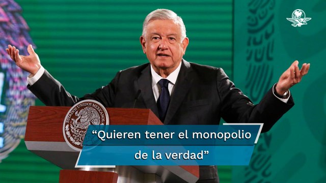“¿Nadie puede replicarles?”; dice AMLO sobre críticas contra ¿Quién es quién en las mentiras?