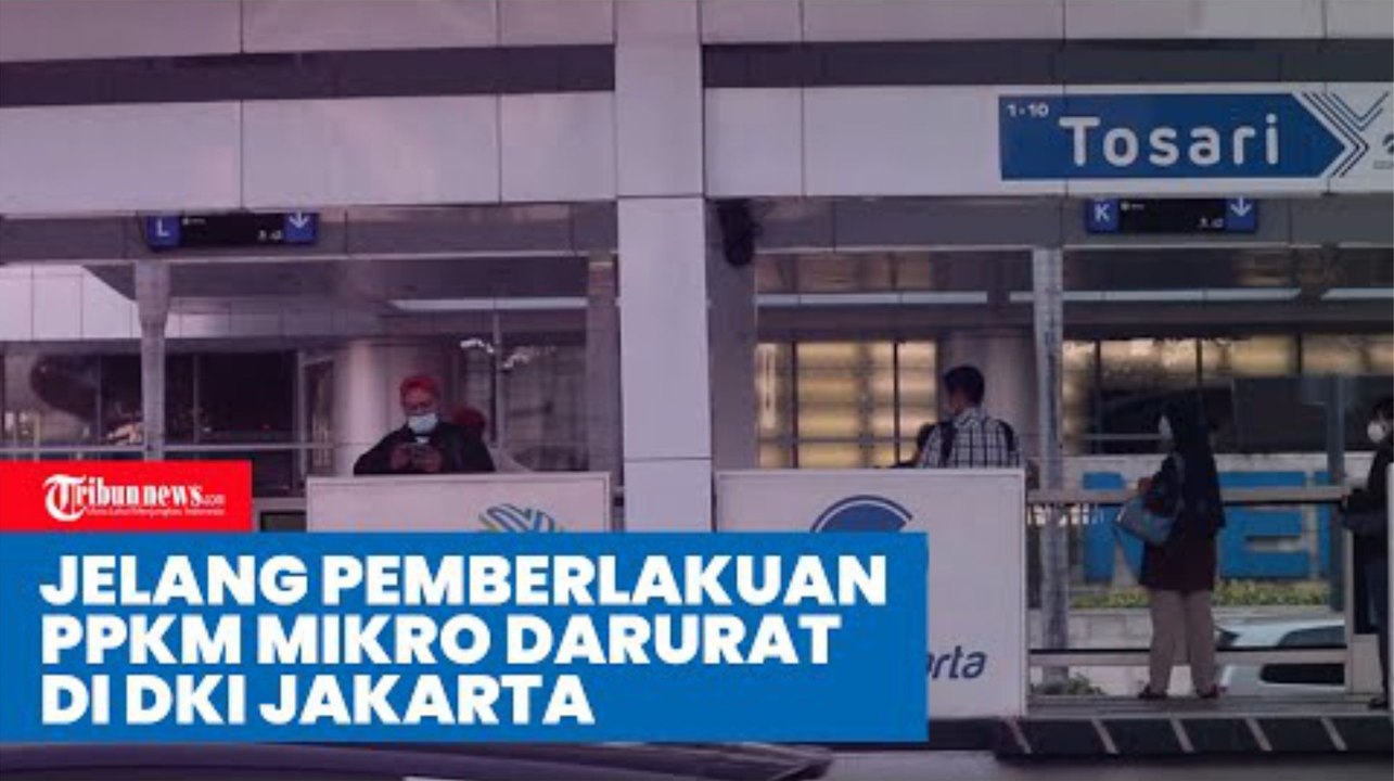 Jelang Pemberlakuan PPKM Mikro Darurat di DKI Jakarta