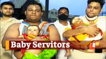 Twin Babies Jaga & Balia Inducted in Service Of Jaga & Balia At Lord Jagannath Temple In Puri