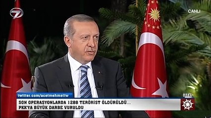 Erdoğan öldürülen PKK'lı sayısını açıkladı