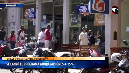Se lanzó el programa Ahora Misiones + 15 %