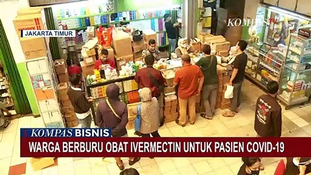 Warga Buru Invermectin di Pasar Pramuka, Stok Menipis Harga Naik