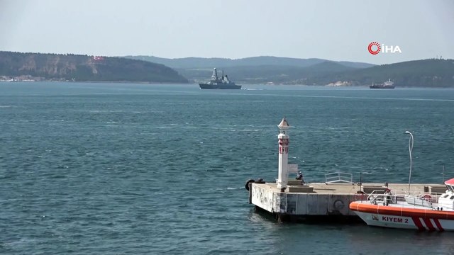 Rusya'nın Kardeniz'de ateş açtığı İngiliz savaş gemisi ‘HMS Defender’ Çanakkale’de