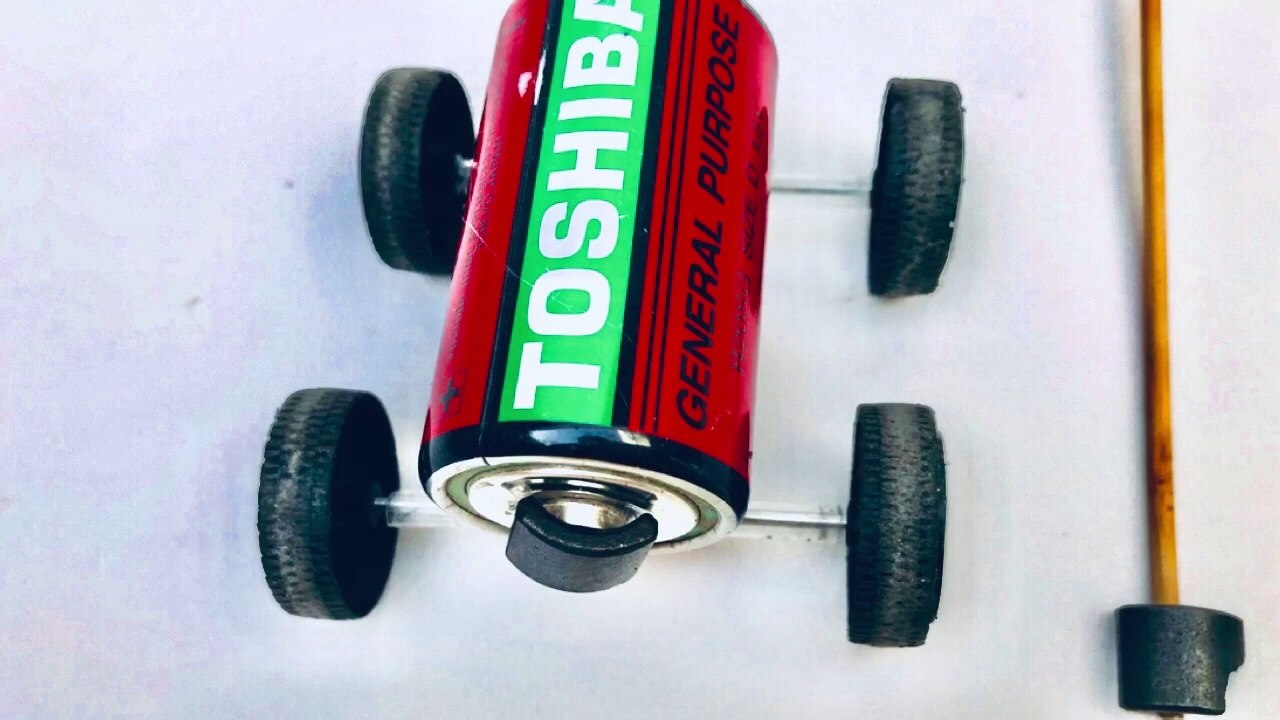 How to make magnet power car | easy make car