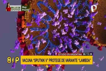Vacuna Sputnik V protegería contra la variante Lambda, según estudio
