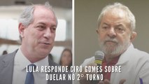 Lula responde Ciro Gomes sobre presença da dupla em um segundo turno: 'Esplêndido'