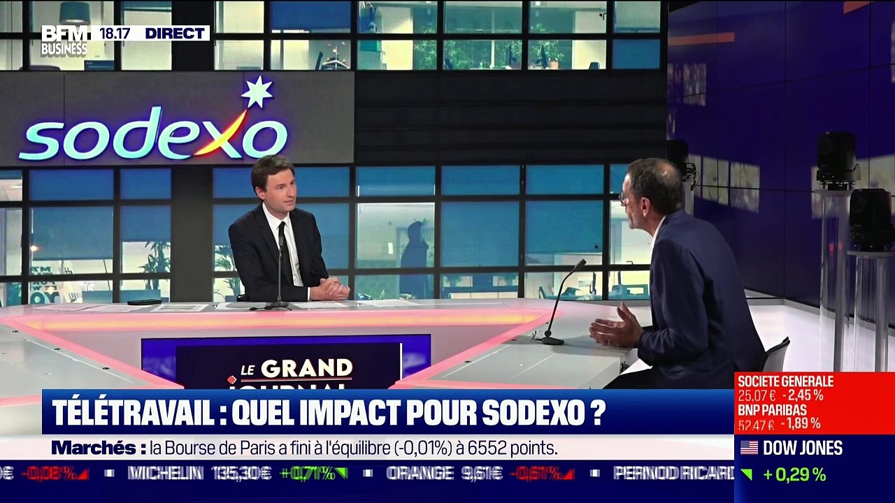 Denis Machuel (Sodexo) : Sodexo en croissance de 19% entre mars et mai - 02/07