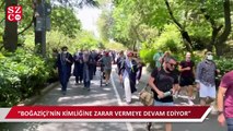 Boğaziçi Üniversitesi'nde rektör yardımcıları öğrencilerin tepkisiyle karşılaştı