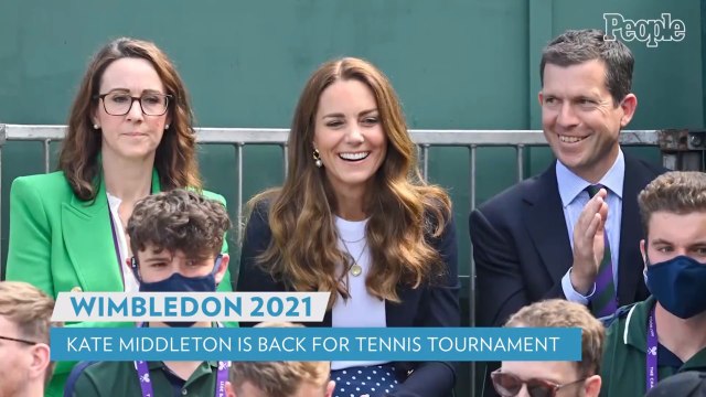 Kate Middleton Is Back Courtside — and Looking Chic — at Her Favorite Tennis Tournament Wimbledon