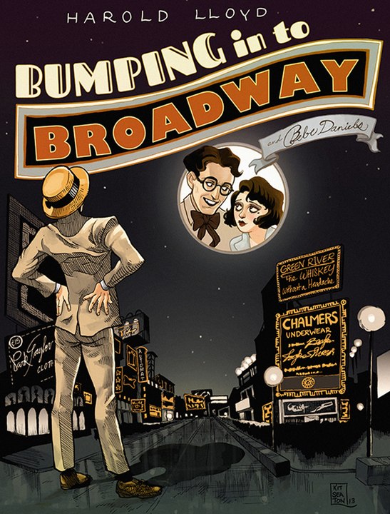 Harold Loyd Hacia Broadway (Bumping into Broadway) 1919