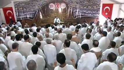 Diyanet İşleri Başkanı Görmez, vakfe duası yaptı