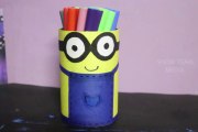 Minion Pen Stand | DIY | Can Reuse Idea |  Art and Crafts #16