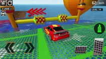 Well of Death Car Stunt Games YELLOW CAR Mega Ramp Car Driver Games - Android GamePlay #3