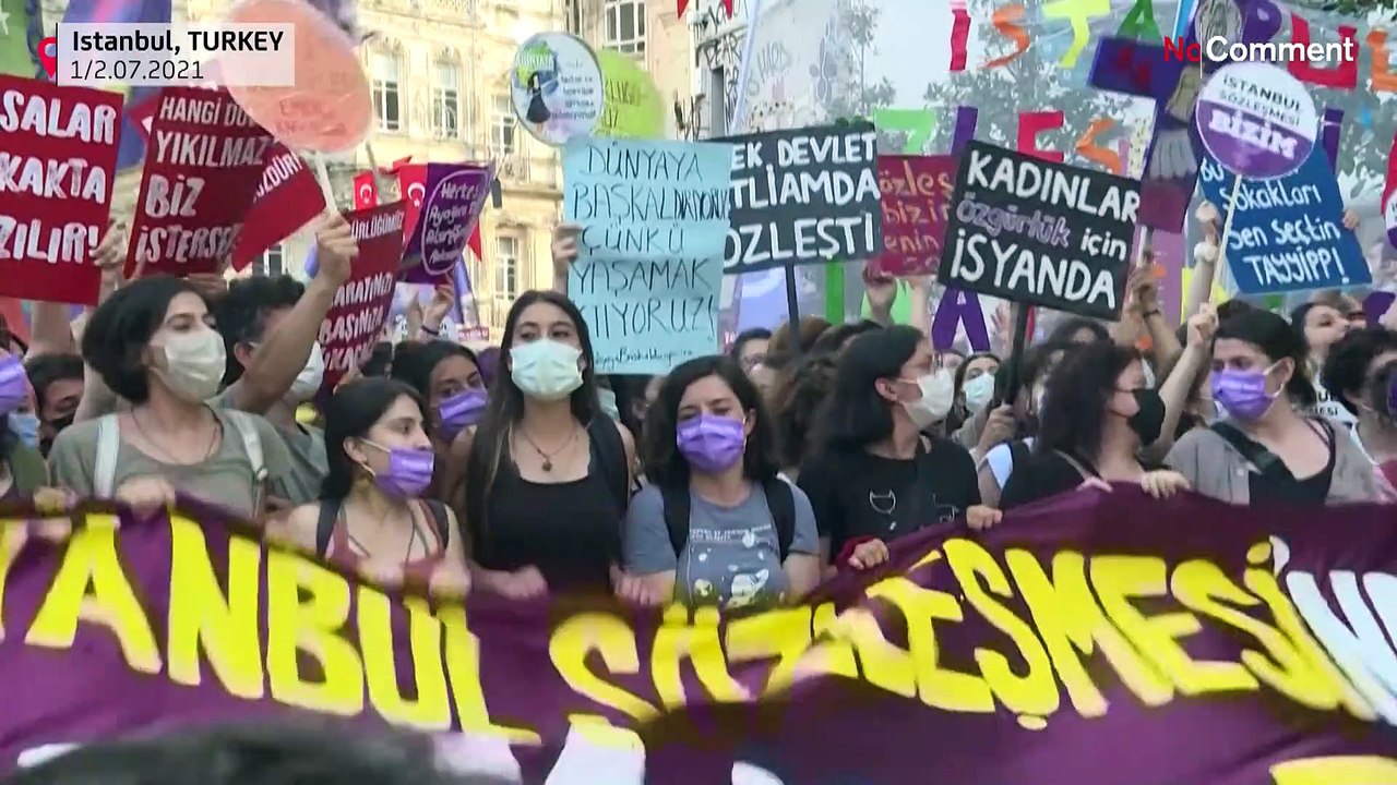 Austritt aus Istanbul-Konvention: Proteste in der Türkei