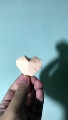 origami heart 3d / paper heart 3d / handmade heart 3d / diy heart 3d demo