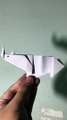 origami hippopotamus / handmade hippopotamus / paper hippopotamus / diy hippopotamus demo