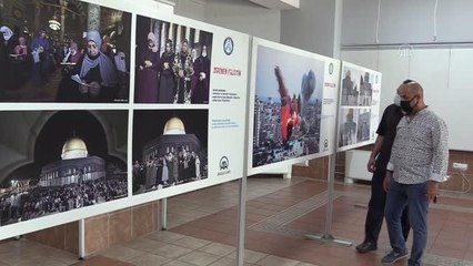 Medya-İş, AA fotoğraflarından oluşan "Direnen Filistin" sergisini açtı