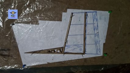 RC foam plane fin making