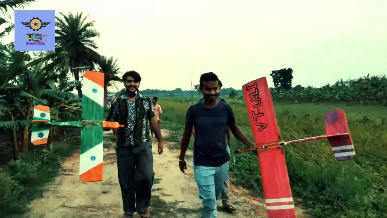 Home made foam plane Flying