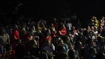 Ambiance à Tabora ( Namur ) pendant le match Belgique - Italie