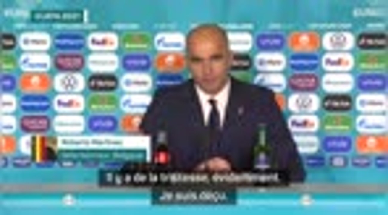 Quarts - Martinez : "Triste pour mes joueurs"