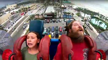 Kiddo Isn't Stoked About Going "Super Height"