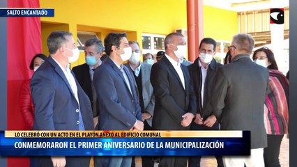 Celebración en Salto Encantado: conmemoraron el primer aniversario de la municipalización