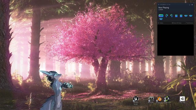 Avatar Overlay Mode ❤️ live avatar overlays on your desktop ❤️ Vive Pro Eye and Face Tracker too